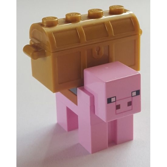 Minecraft Pig, Piggy Bank - Brick Built