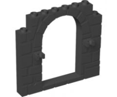 Door, Frame 1 x 8 x 6 with Stone Pattern and Clips
