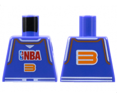 Torso NBA Player Number 3 Pattern