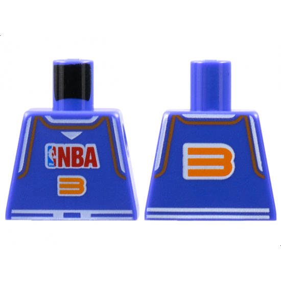 Torso NBA Player Number 3 Pattern