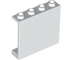 Panel 1 x 4 x 3 with Side Supports - Hollow Studs with Black QR Code Pattern - Set 4000036