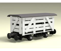 Wooden loudered wagon