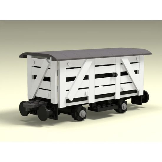 Wooden loudered wagon