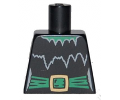 Torso Witch with Torn Collar and Green Belt with Gold Buckle Pattern