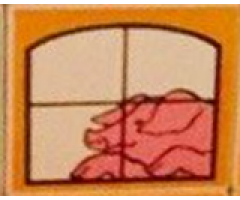 Duplo, Tile 2 x 2 x 1 with Stable Mosaic Picture 11 Pattern (Set 9220)