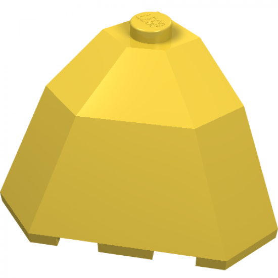 Brick, Modified Facet 3 x 3 x 2 Top