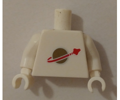 Torso Space Classic Moon Centered vertically Pattern (reissue) / White Arms / White Hands