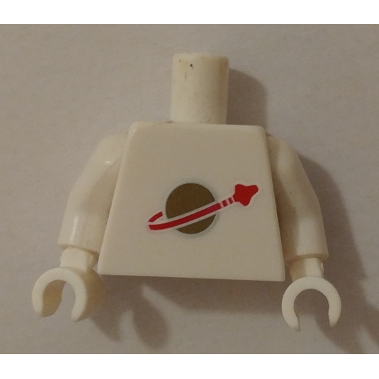 Torso Space Classic Moon Centered vertically Pattern (reissue) / White Arms / White Hands