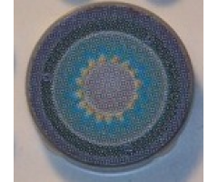 Tile, Round 2 x 2 with Cooker Burner Pattern (Sticker) - Set 3148