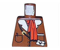 Torso Adventurers Orient Leather Jacket and Red Scarf Pattern