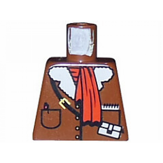 Torso Adventurers Orient Leather Jacket and Red Scarf Pattern