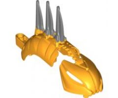 Bionicle Rahkshi Back Cover with Mask and 3 Flat Silver Blades, Stars Series