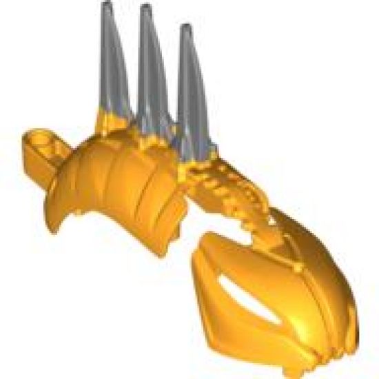 Bionicle Rahkshi Back Cover with Mask and 3 Flat Silver Blades, Stars Series