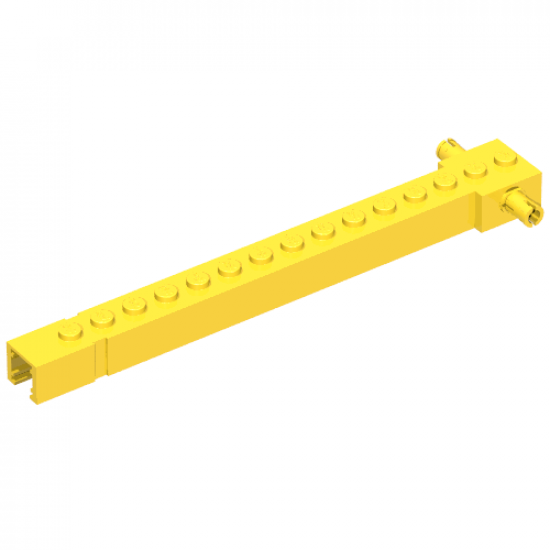 Crane Arm Outside, Wide with End Notch, 2 Fixed Rotatable Friction Pins