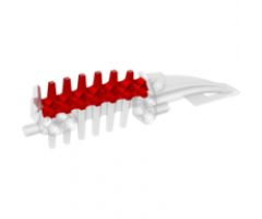 Bionicle Weapon Spined Long Blade, Marbled Red Pattern (Krika)