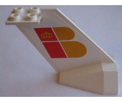 Tail Wedge with Iberia Logo Pattern on Both Sides (Stickers) - Set 4032-4