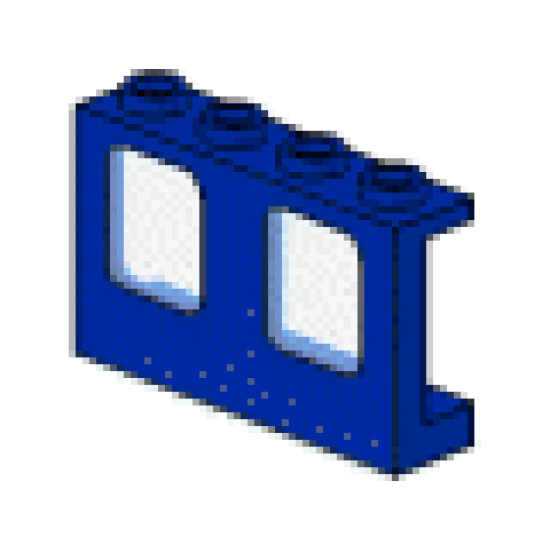 Window 1 x 4 x 2 Plane with Trans-Clear Glass