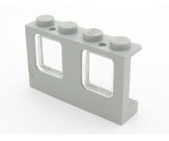 Window 1 x 4 x 2 Plane with Trans-Clear Glass
