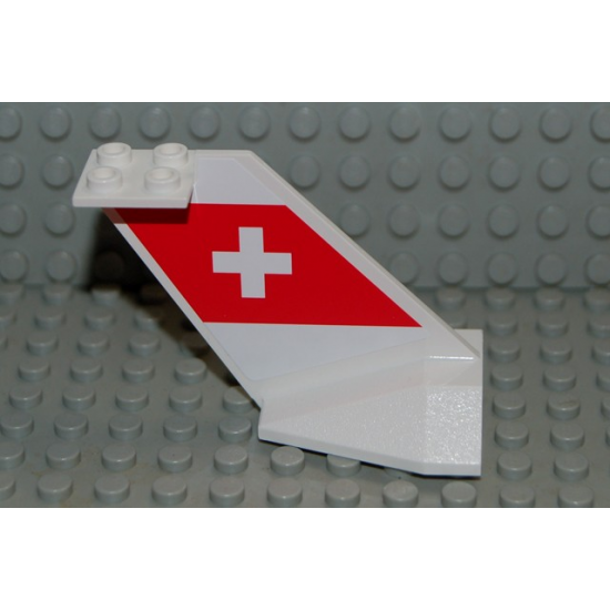 Tail Wedge with SWISS Air Logo Pattern on Both Sides (Stickers) - Set 4032-8