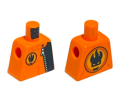 Torso Agents Villain with Zipper Pattern