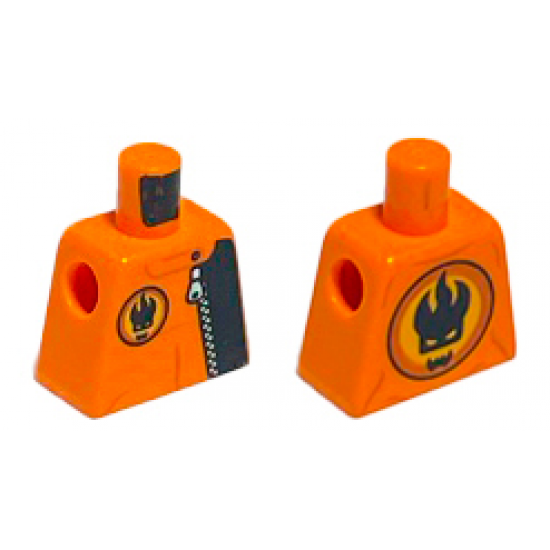 Torso Agents Villain with Zipper Pattern