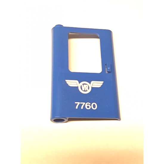 Door 1 x 4 x 5 Train Left with Finnish Train Logo and '7760' Pattern (Sticker) - Set 7760