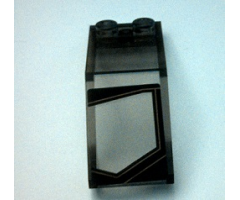 Windscreen 5 x 2 x 1 2/3 with Transparent Panel Pattern Model Left (Sticker) - Set 7888