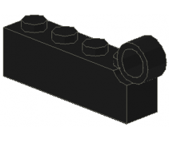 Hinge Brick 1 x 8 Male