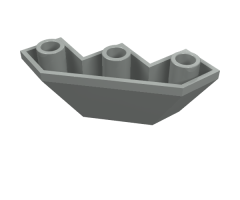 Brick, Modified Facet 3 x 3 x 2 Bottom