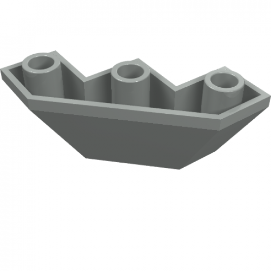 Brick, Modified Facet 3 x 3 x 2 Bottom