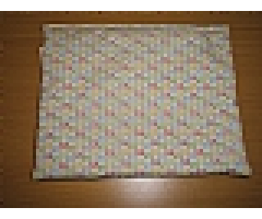 Duplo, Doll Cloth Blanket with Blue, Lime, Red and Yellow Bunny Pattern