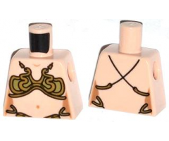 Torso SW Princess Leia Slave, Bra Straps on Back Pattern