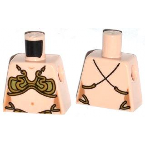Torso SW Princess Leia Slave, Bra Straps on Back Pattern