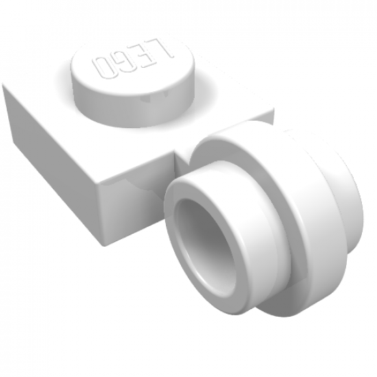Plate, Modified 1 x 1 with Light Attachment - Thin Ring