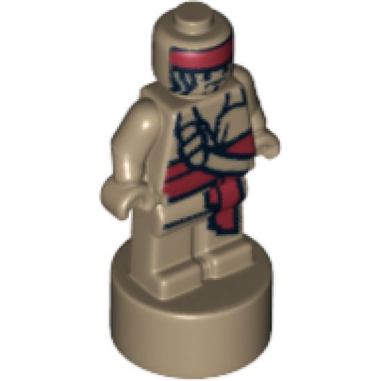 Minifigure, Utensil Statuette / Trophy with Jack Sparrow Voodoo Doll Pattern