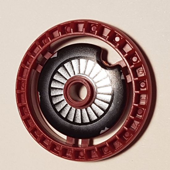 Technic, Disk 5 x 5 - Notched with ARC-170 Starfighter Pattern