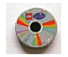 Tile, Round 2 x 2 with CD Pastel Sectors and LEGO Scala Logo Pattern (Sticker) - Sets 3142 / 3159