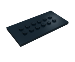 Plate, Modified 4 x 8 with Studs in Center