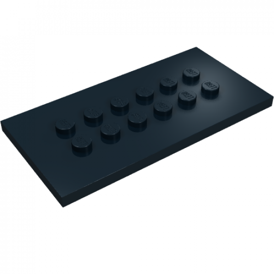 Plate, Modified 4 x 8 with Studs in Center
