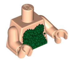 Torso Batman Poison Ivy Plant Pattern / Light Nougat Arms / Light Nougat Hands