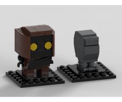 Star Wars Jawa and Gonk Droid Brickheadz