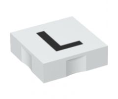 Duplo, Tile 2 x 2 with Black Capital Letter L Pattern