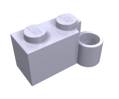 Hinge Brick 1 x 4 Swivel Base