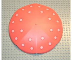 Scala Umbrella Top - Large with Pink Dots Pattern (Stickers) - Set 3240