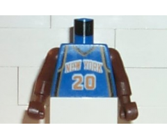 Torso NBA New York Knicks #20 Pattern / Brown NBA Arms