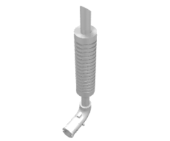 Vehicle Exhaust Pipe with Technic Pin