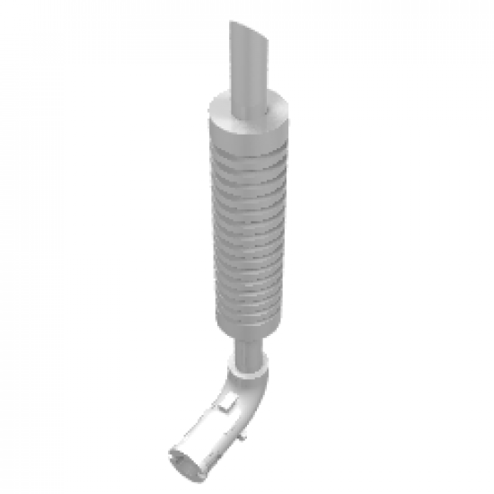 Vehicle Exhaust Pipe with Technic Pin