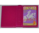 Minifigure, Utensil Book 2 x 3 with Jumping Horse Pattern (Sticker) - Set 3189