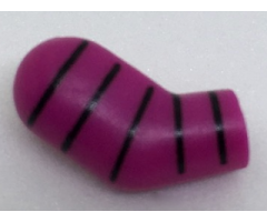 Arm, Right with 5 Black Stripes Pattern