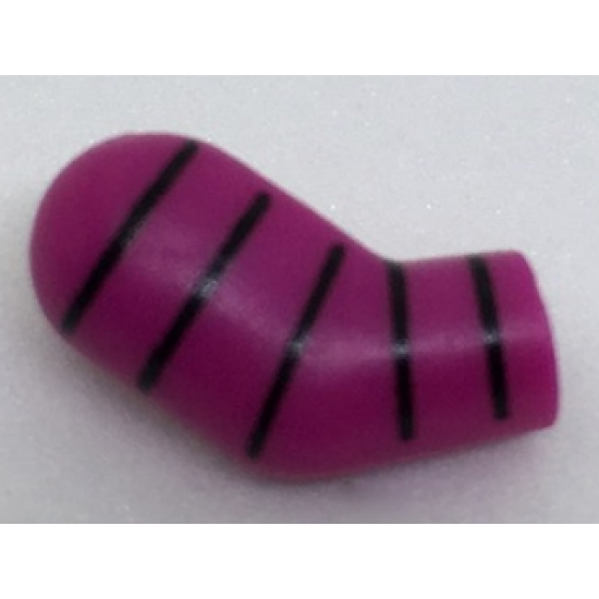 Arm, Right with 5 Black Stripes Pattern